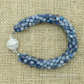Crystal Mini Beads Rhinestone Ball Magnet Bracelet For Women